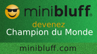 Ibrahim joue au Minibluff